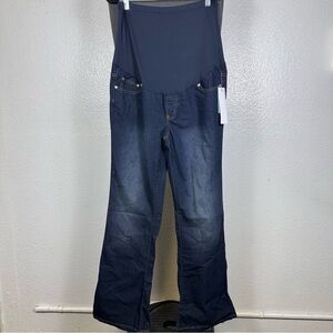 Oh! Mamma Dark Blue Maternity Jeans Size L